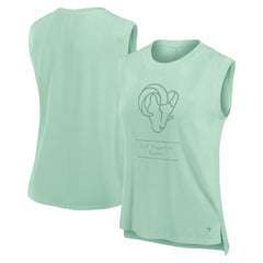 Los Angeles Rams Women's Studio Embrace Tank Top - Mint cheap