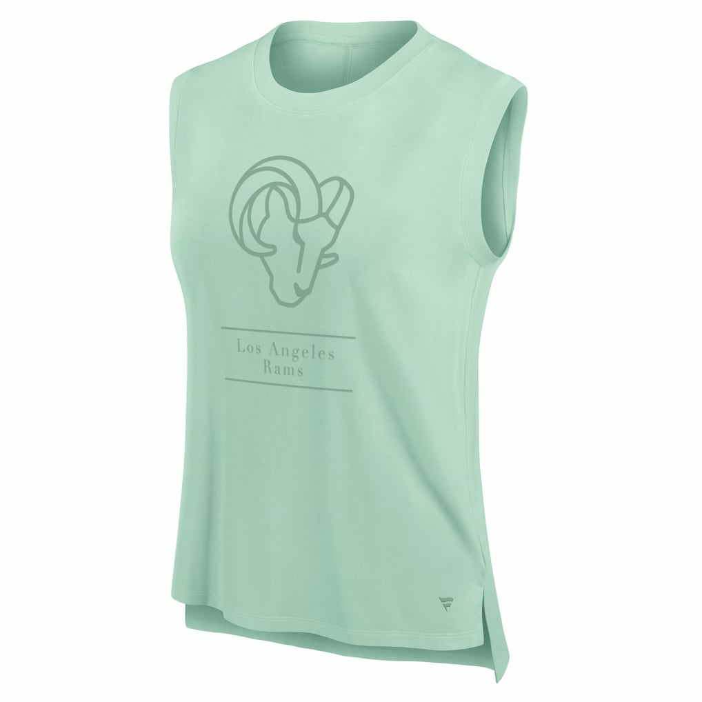 Los Angeles Rams Women's Studio Embrace Tank Top - Mint cheap
