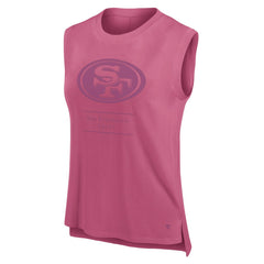 San Francisco 49ers Women's Studio Embrace Tank Top - Pink on sale