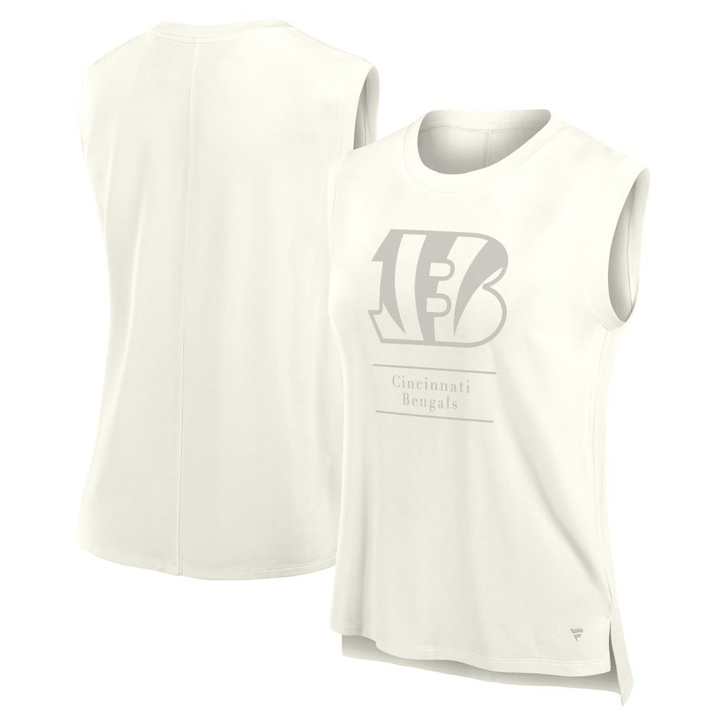 Cincinnati Bengals Women's Studio Embrace Tank Top - Cream online