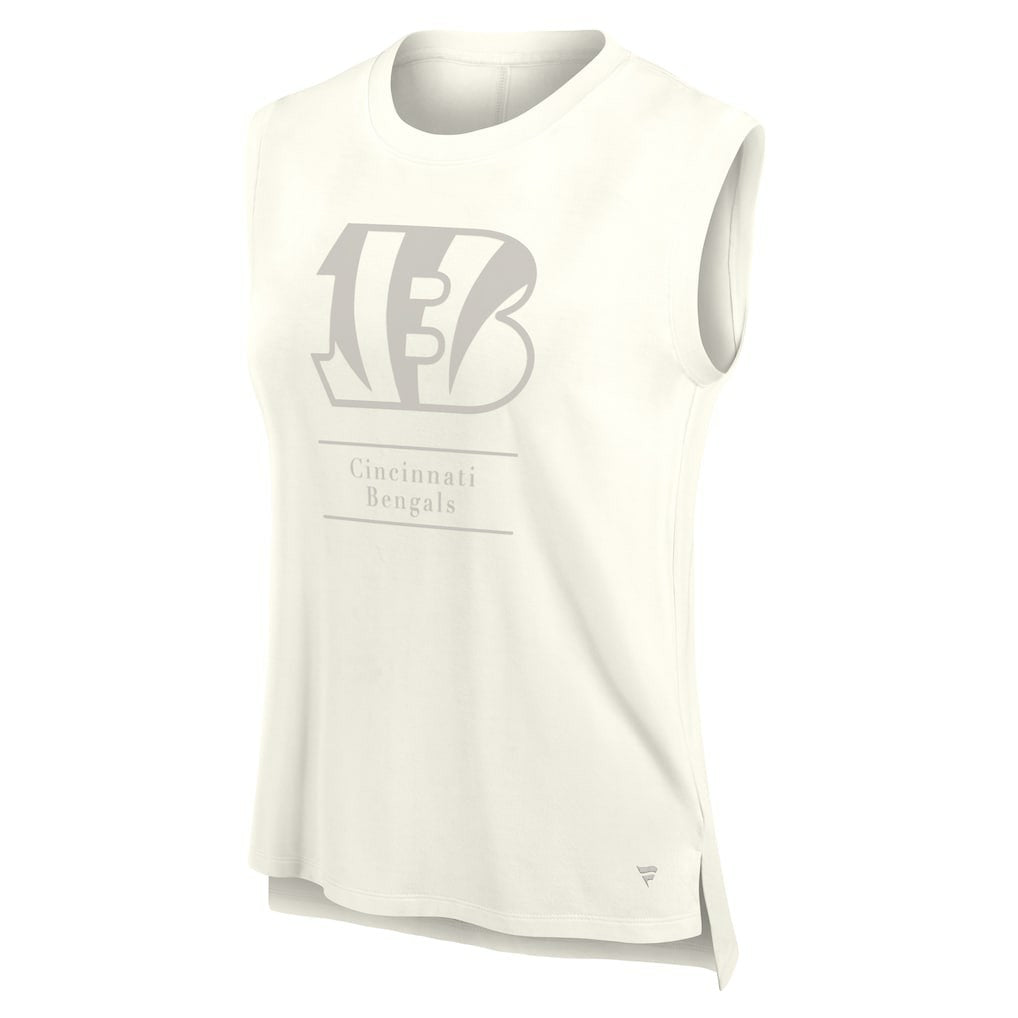 Cincinnati Bengals Women's Studio Embrace Tank Top - Cream online