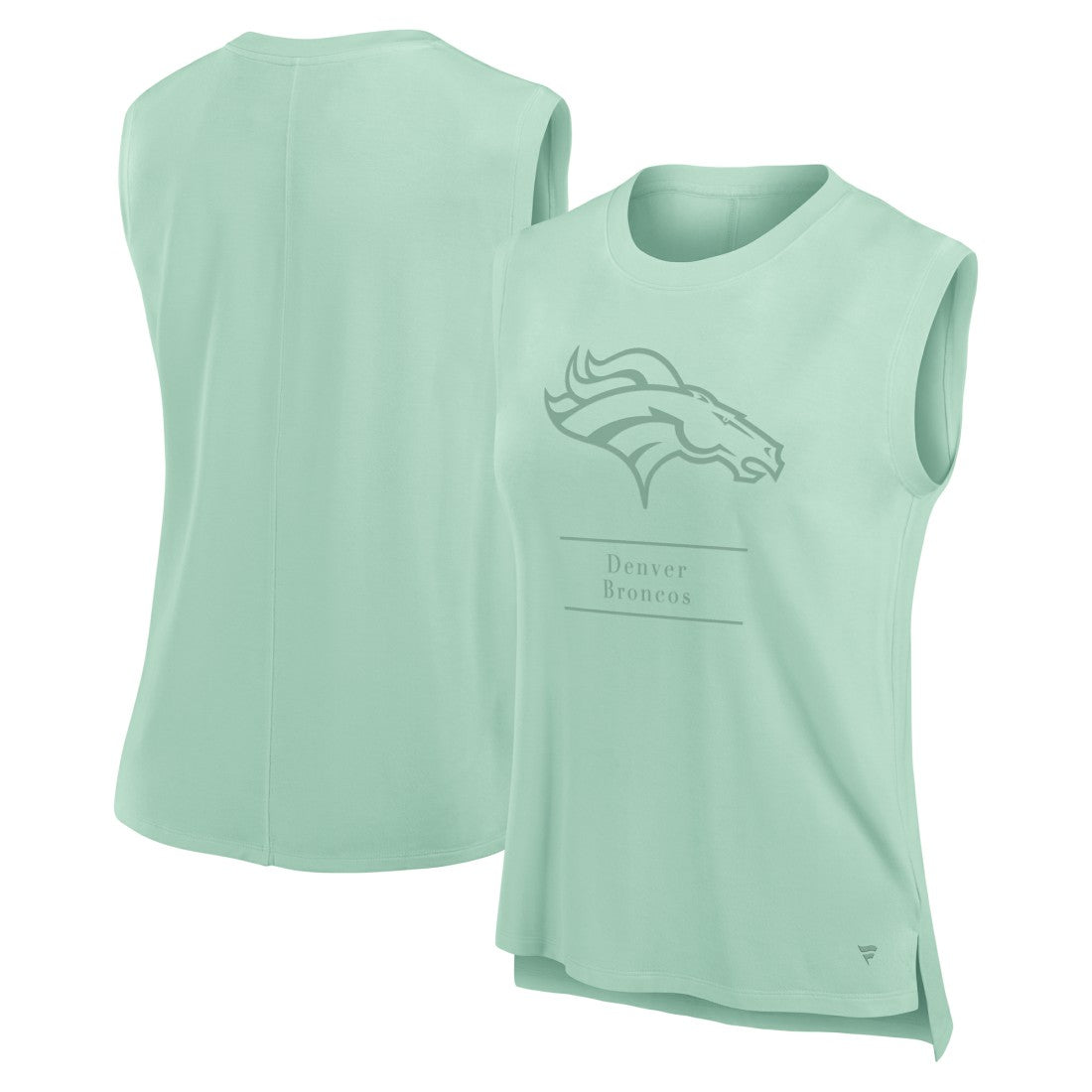 Denver Broncos Women's Studio Embrace Tank Top - Mint online