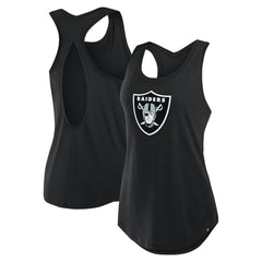 Las Vegas Raiders Women's Iron Fan Tank Top - Black on sale