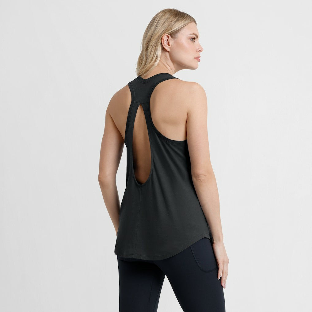 Las Vegas Raiders Women's Iron Fan Tank Top - Black on sale
