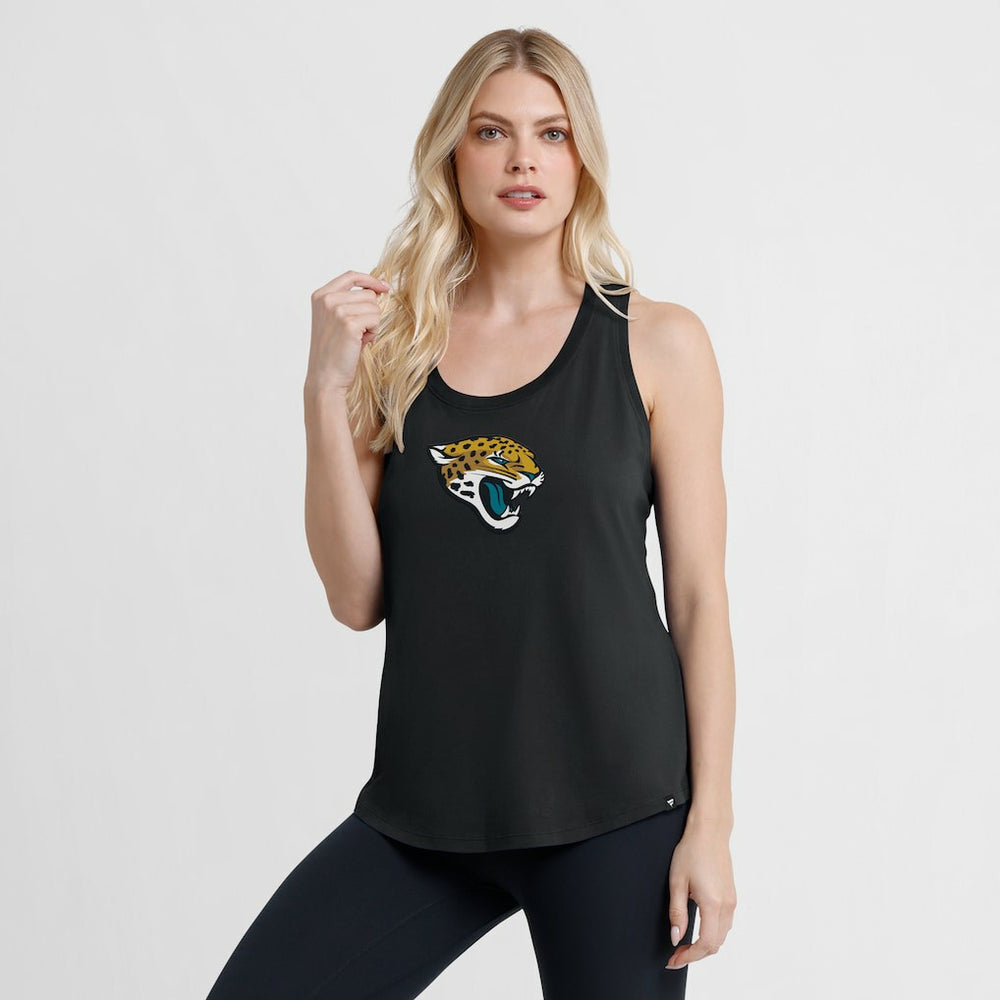 Jacksonville Jaguars Women's Iron Fan Tank Top - Black outlet