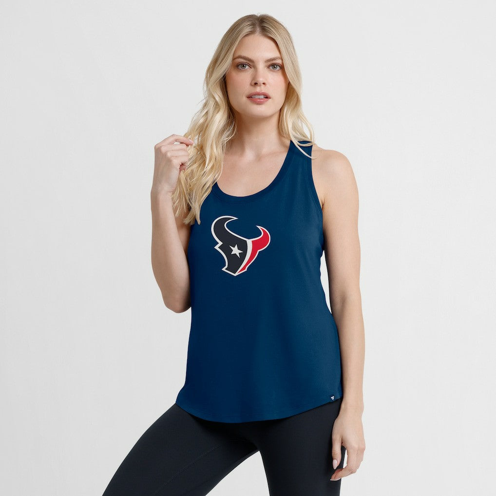 Houston Texans Women's Iron Fan Tank Top - Navy outlet