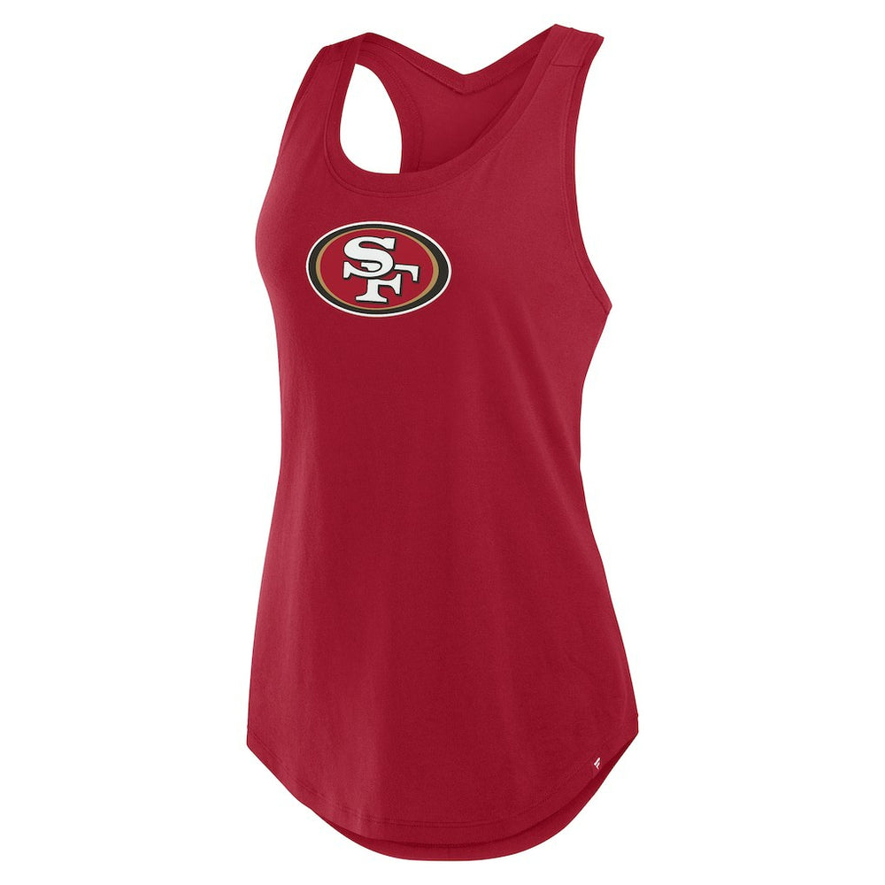 San Francisco 49ers Women's Iron Fan Tank Top - Scarlet cheap