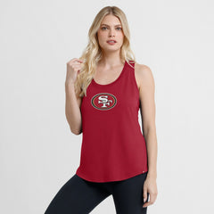 San Francisco 49ers Women's Iron Fan Tank Top - Scarlet cheap