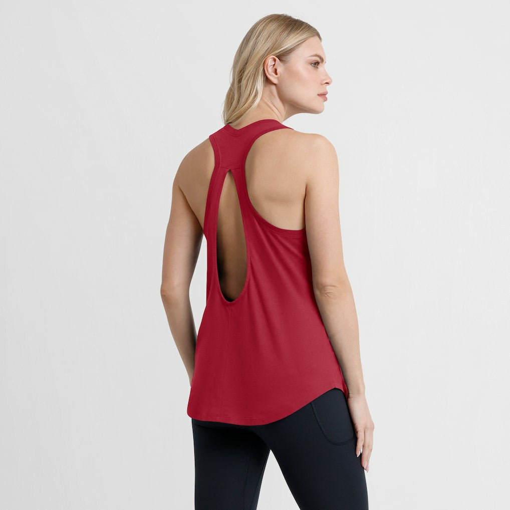 San Francisco 49ers Women's Iron Fan Tank Top - Scarlet cheap