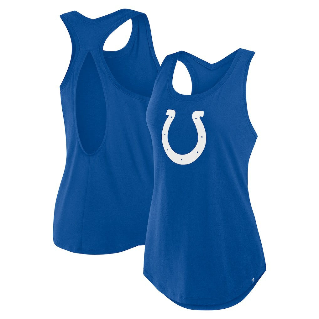 Indianapolis Colts Women's Iron Fan Tank Top - Royal outlet