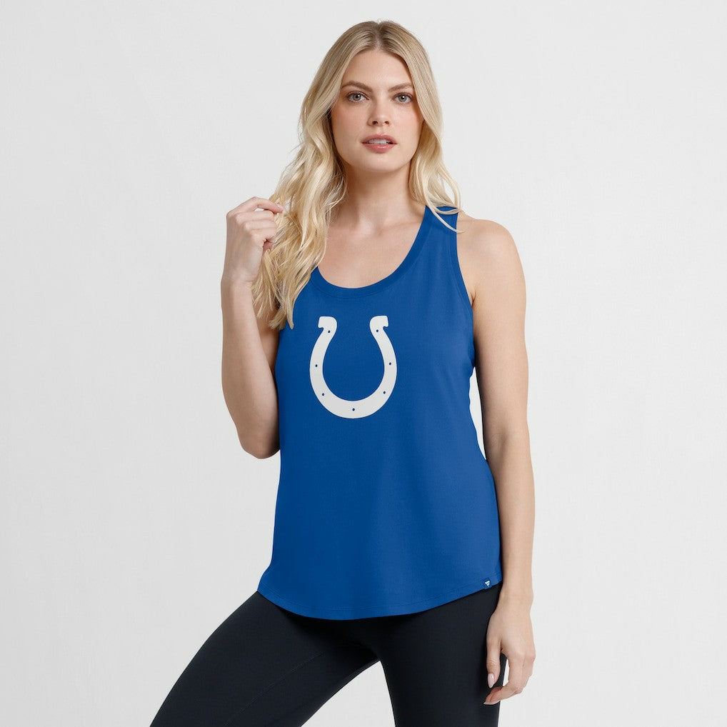 Indianapolis Colts Women's Iron Fan Tank Top - Royal outlet