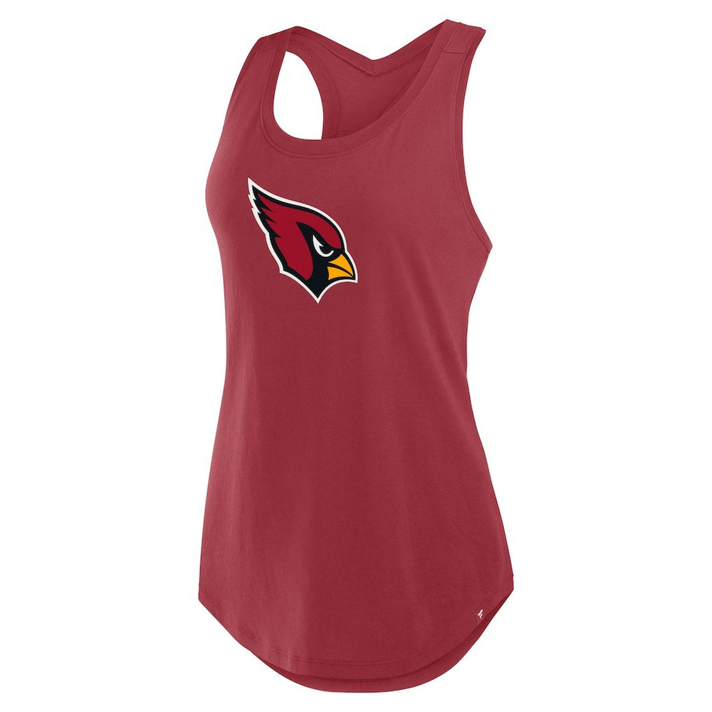 Arizona Cardinals Women's Iron Fan Tank Top - Cardinal cheap