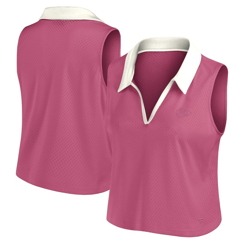 Kansas City Chiefs Women's Studio Wellness V-Neck Tank Top - Pink online