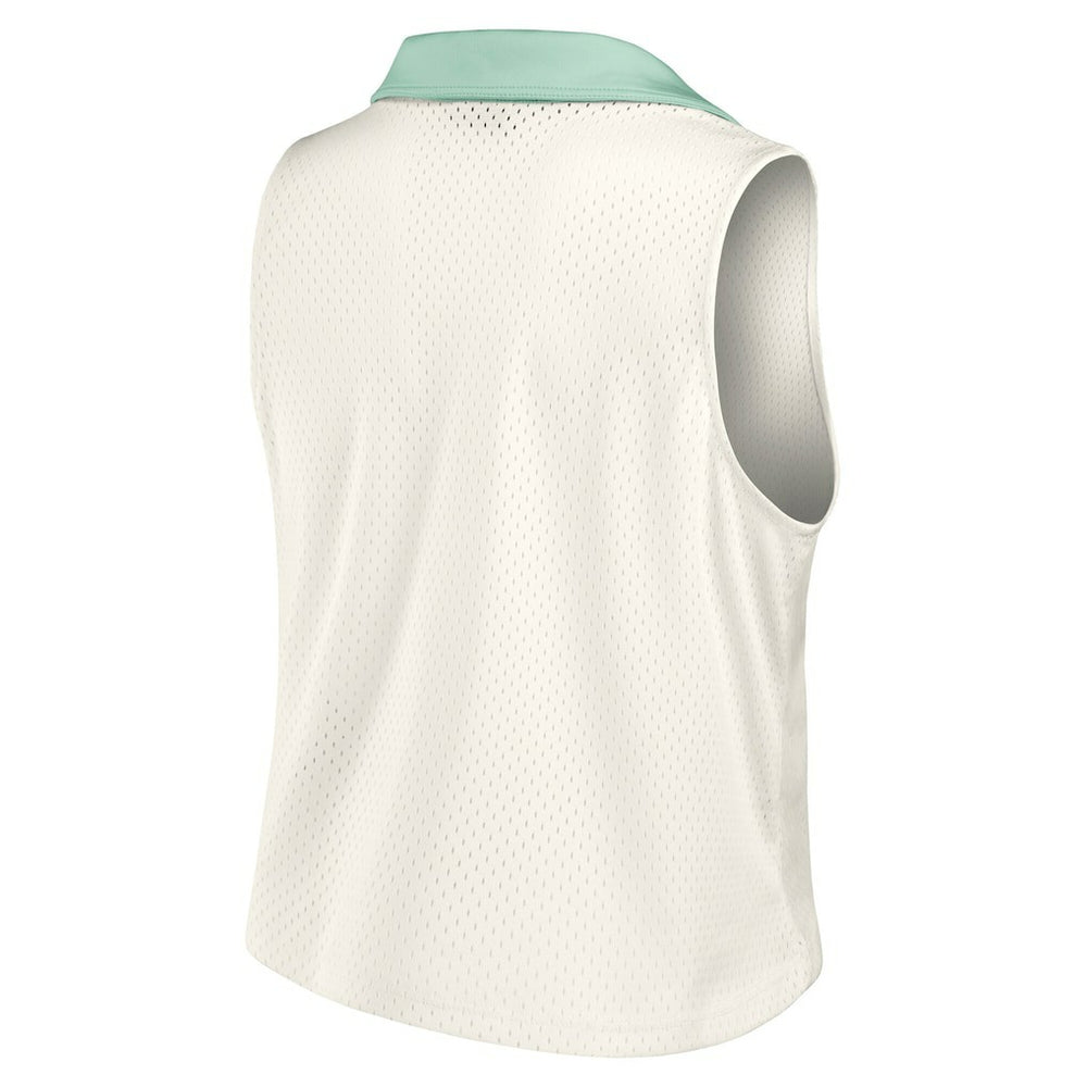 Dallas Cowboys Women's Studio Wellness V-Neck Tank Top - Cream discount