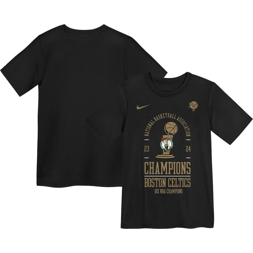 Boston Celtics Preschool 18-Time NBA Finals Champions Locker Room T-Shirt - Black online