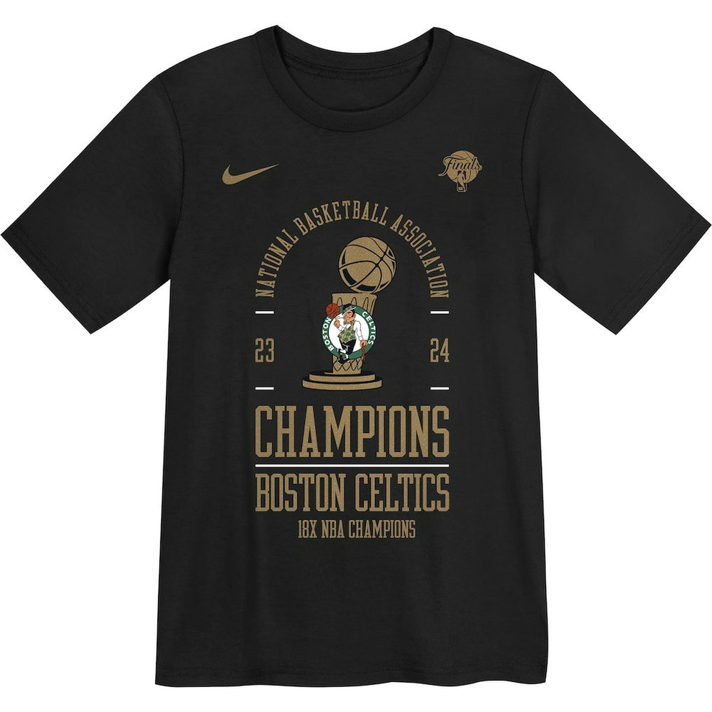 Boston Celtics Preschool 18-Time NBA Finals Champions Locker Room T-Shirt - Black online
