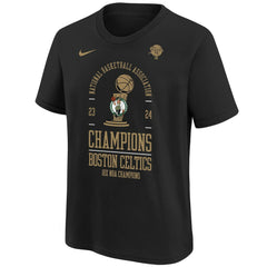 Boston Celtics Youth 18-Time NBA Finals Champions Locker Room T-Shirt - Black sale