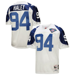 Charles Haley Dallas Cowboys 1994 Authentic Throwback Retired Player Jersey - White online