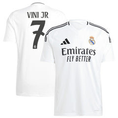 Vini Jr. Real Madrid 2024/25 Home Replica Player Jersey - White discount