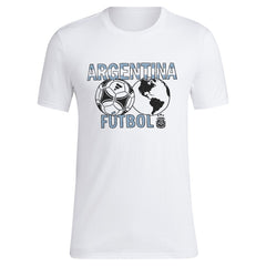 Argentina National Team Around The World T-Shirt - White cheap
