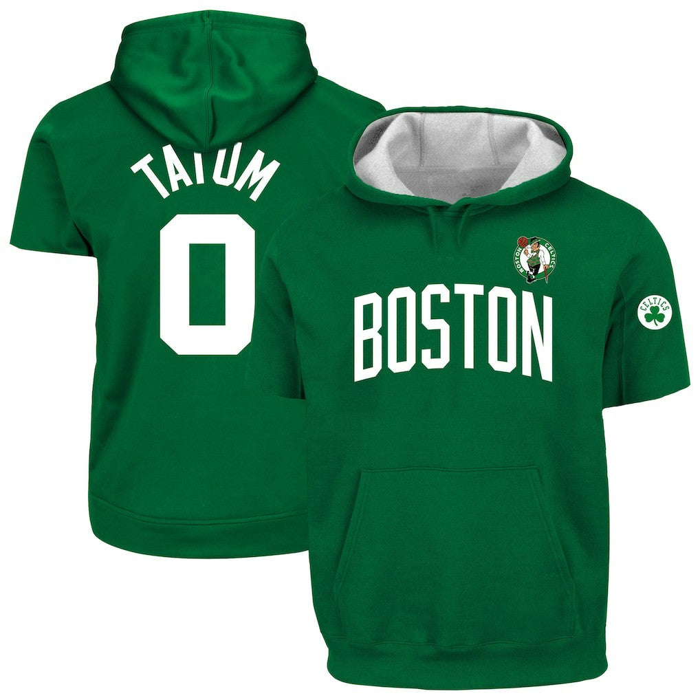 Jayson Tatum Boston Celtics Big & Tall Short Sleeve Hoodie - Kelly Green discount