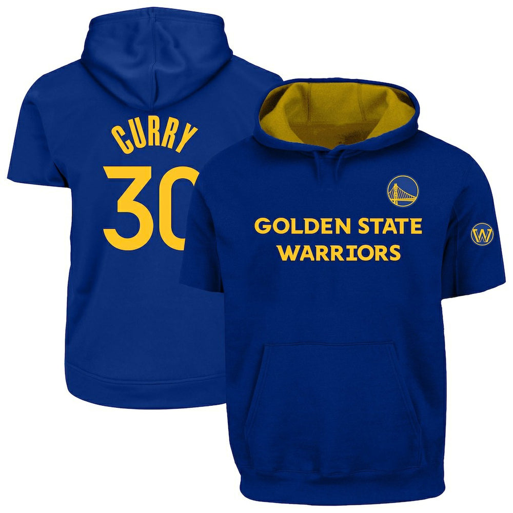 Stephen Curry Golden State Warriors Big & Tall Short Sleeve Hoodie sale - Royal for sale