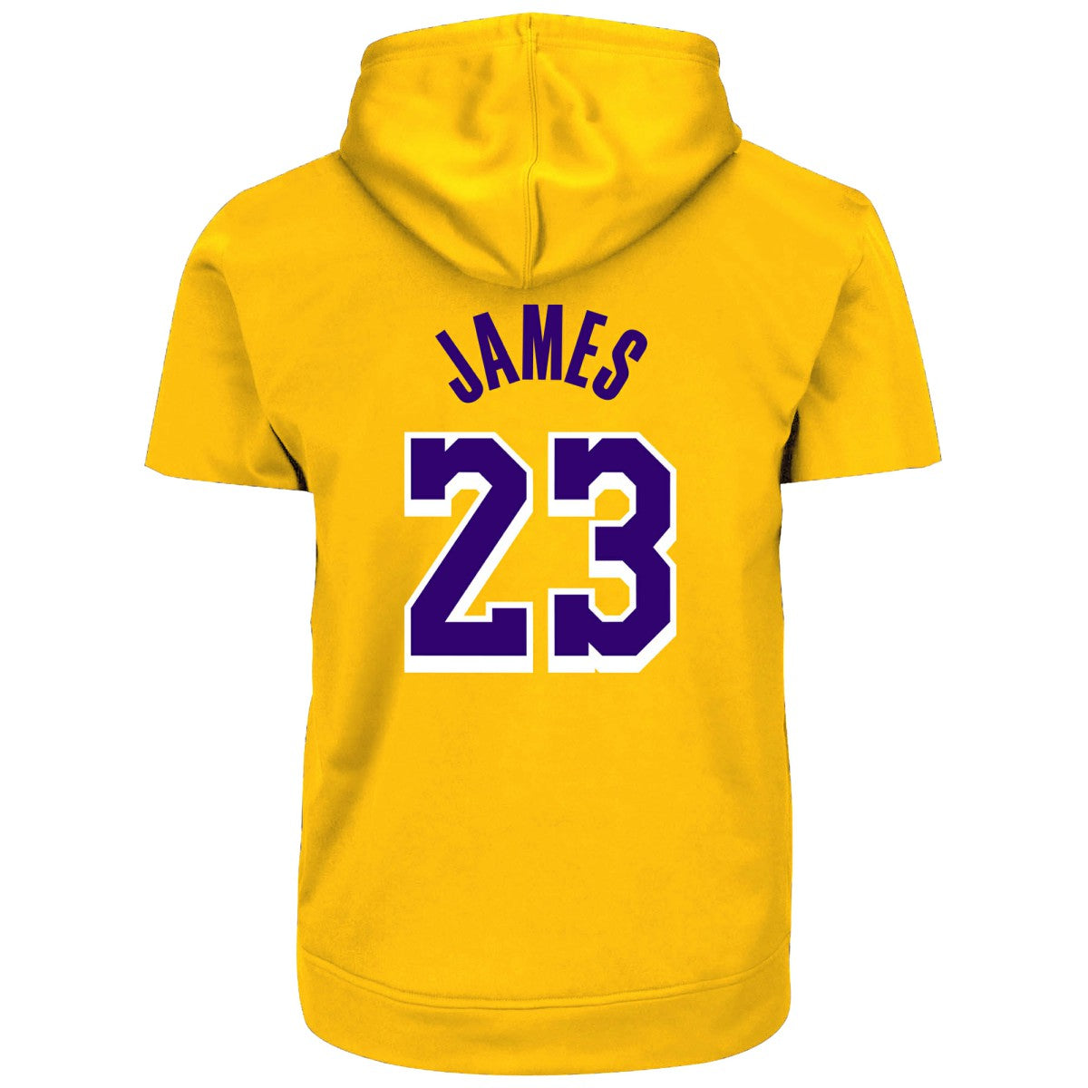 LeBron James Los Angeles Lakers Big & Tall Short Sleeve Hoodie - Gold cheap