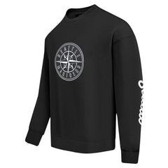Seattle Mariners Pro Standard Paint The City Dropped Shoulder Pullover Sweatshirt Black