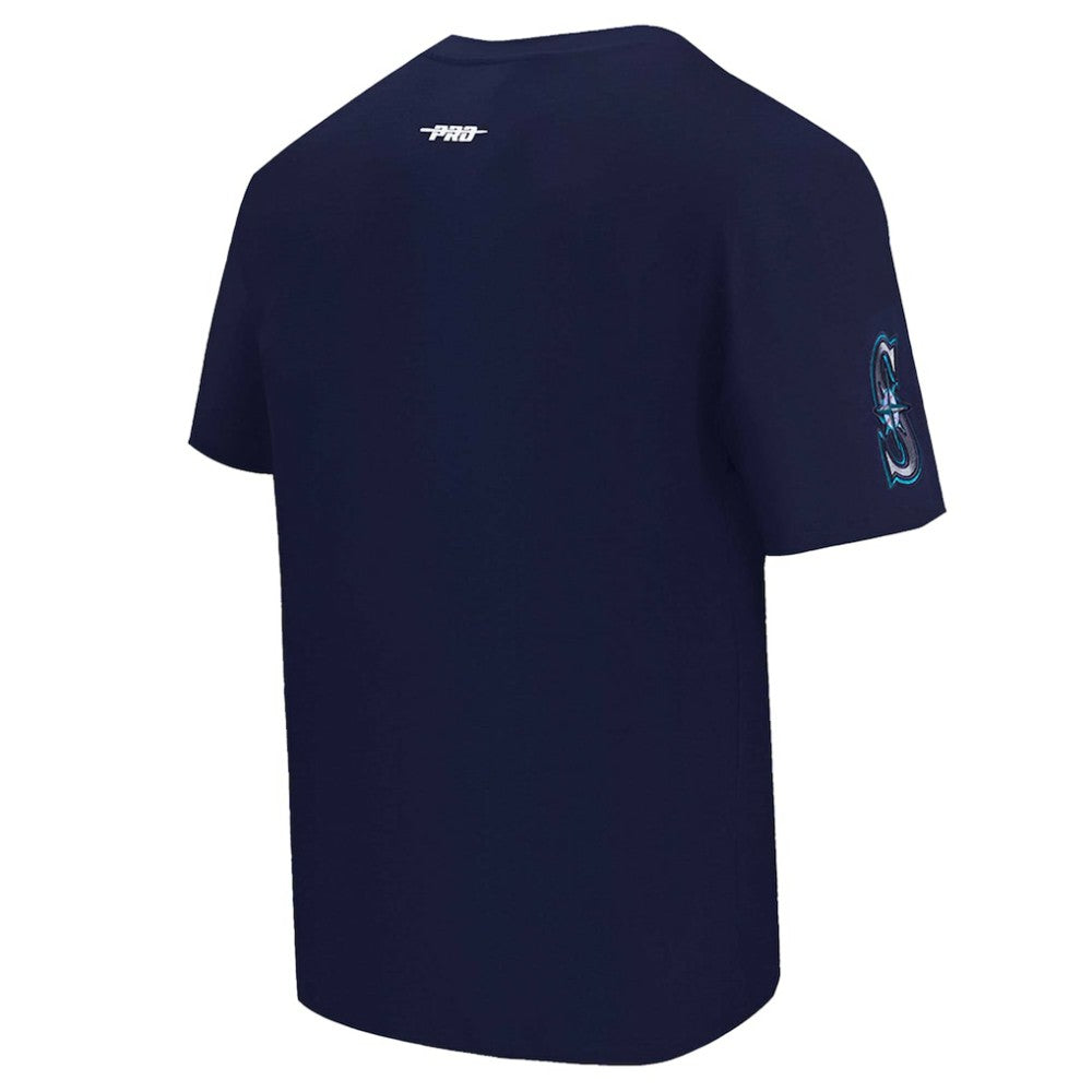Seattle Mariners Pro Standard Turn It Up Dropped Shoulder T-Shirt Navy