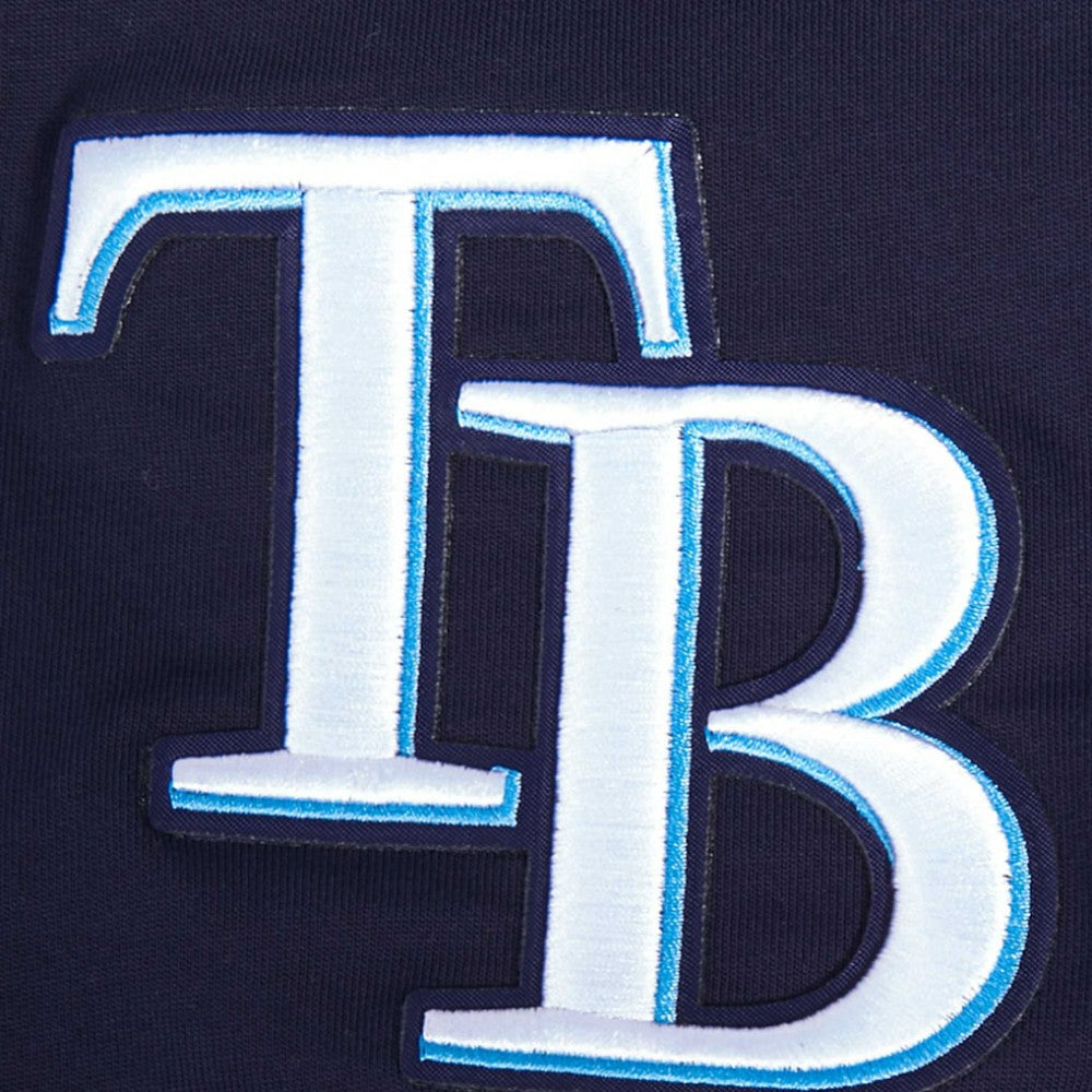 Tampa Bay Rays Pro Standard Turn It Up Dropped Shoulder T-Shirt Navy