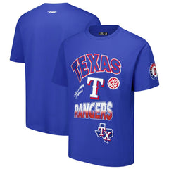 Texas Rangers Pro Standard Turn It Up Dropped Shoulder T-Shirt Royal