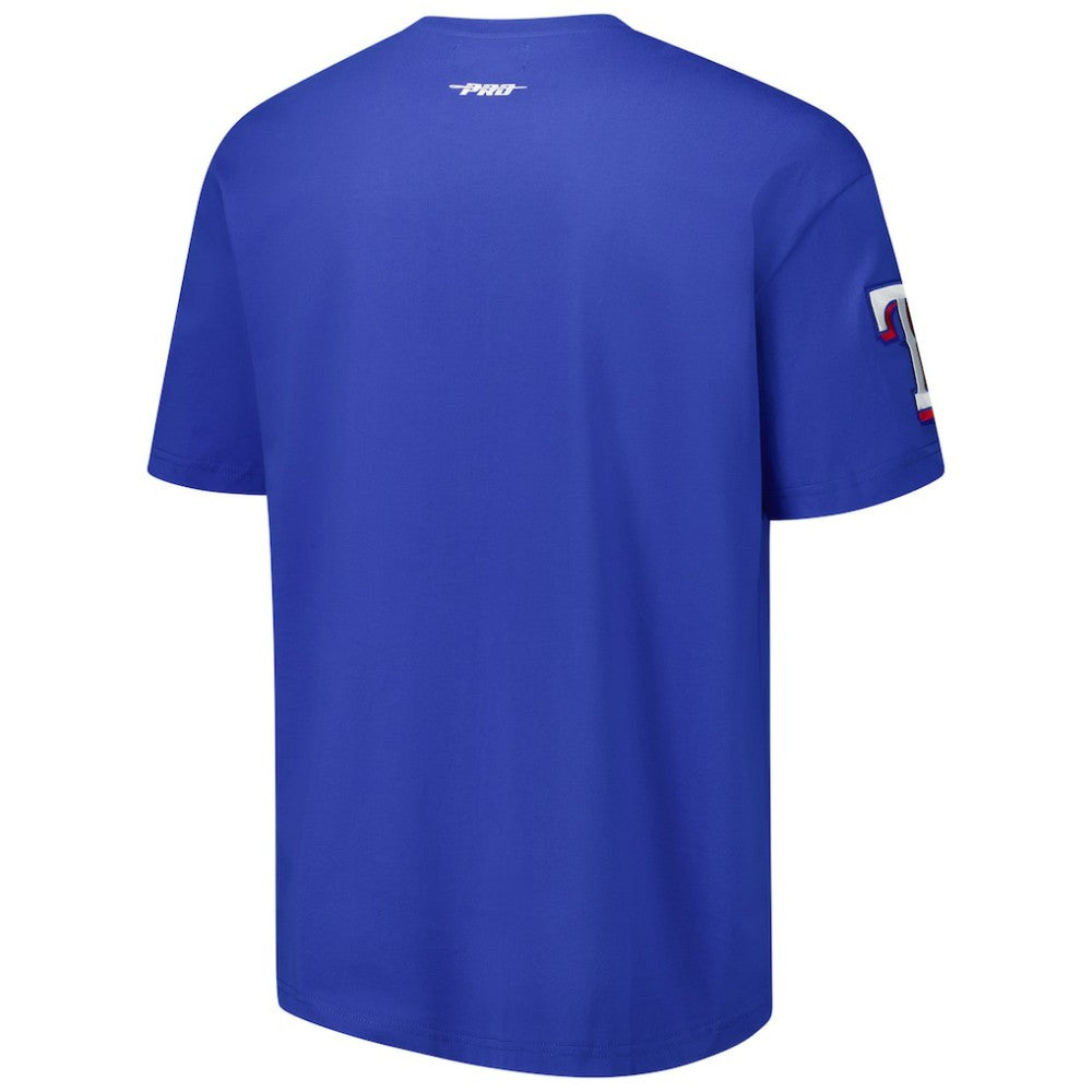 Texas Rangers Pro Standard Turn It Up Dropped Shoulder T-Shirt Royal