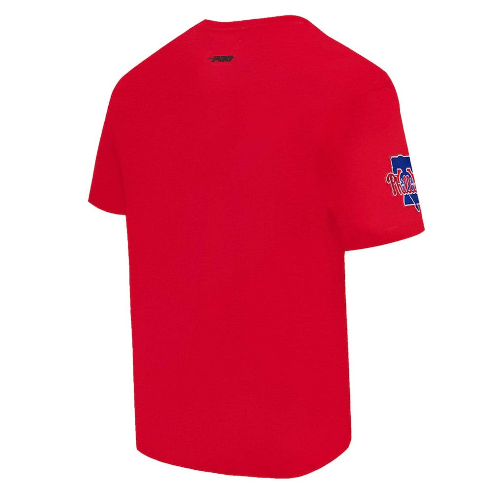 Philadelphia Phillies Pro Standard Turn It Up Dropped Shoulder T-Shirt Red
