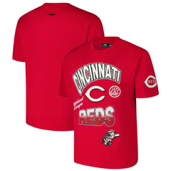 Cincinnati Reds Pro Standard Turn It Up Dropped Shoulder T-Shirt Red