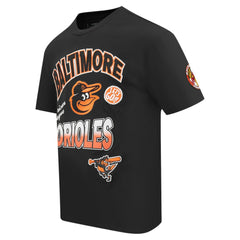 Baltimore Orioles Pro Standard Turn It Up Dropped Shoulder T-Shirt Black