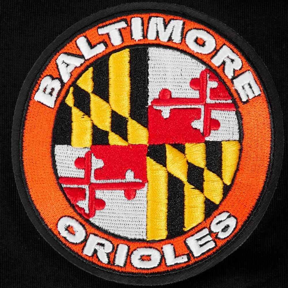 Baltimore Orioles Pro Standard Turn It Up Dropped Shoulder T-Shirt Black