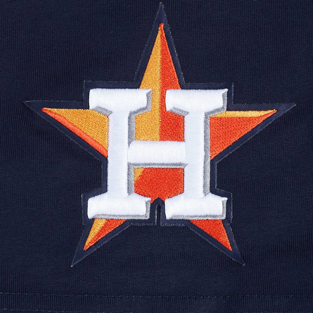 Houston Astros Pro Standard Turn It Up Dropped Shoulder T-Shirt Navy