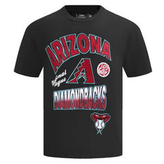 Arizona Diamondbacks Pro Standard Turn It Up Dropped Shoulder T-Shirt Black