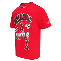 Los Angeles Angels Pro Standard Turn It Up Dropped Shoulder T-Shirt Red