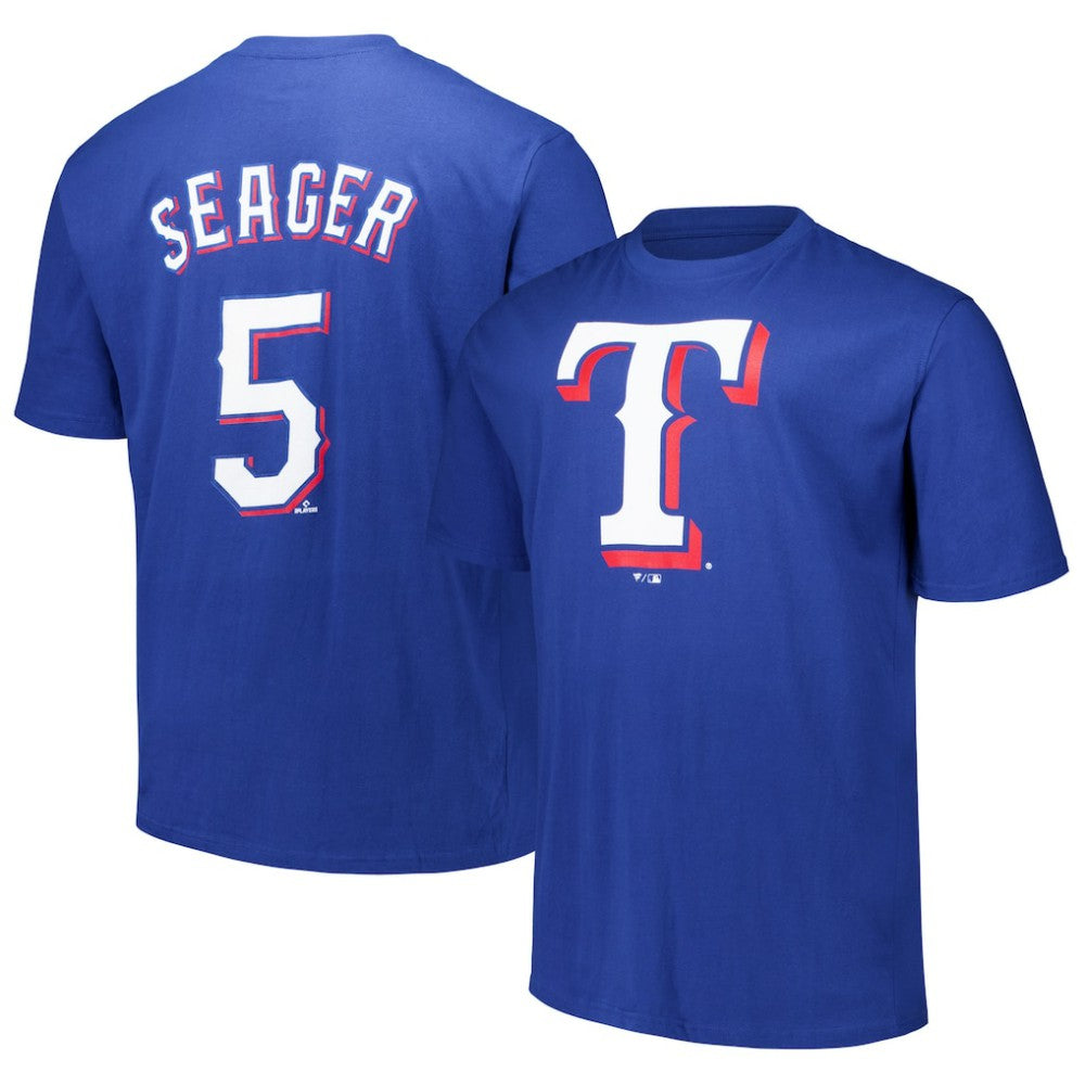 Corey Seager Texas Rangers Big & Tall Name & Number T-Shirt Royal