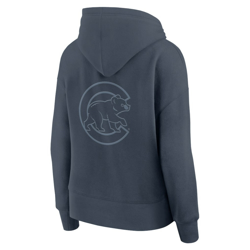 Chicago Cubs Women's Elements Future Ground Subtle Tonal Pullover Hoodie Blue