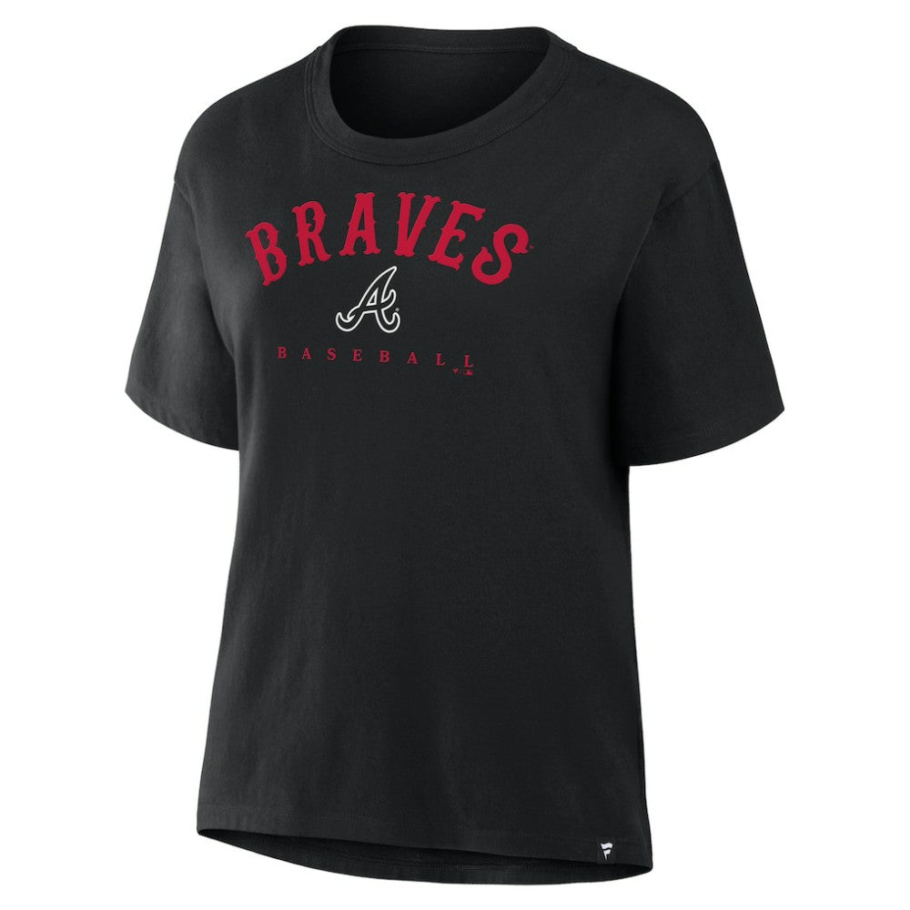 Atlanta Braves Women's Home Run Legacy T-Shirt Black