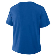 Texas Rangers Women's Fan Fave Stadium Slub Boxy T-Shirt Royal