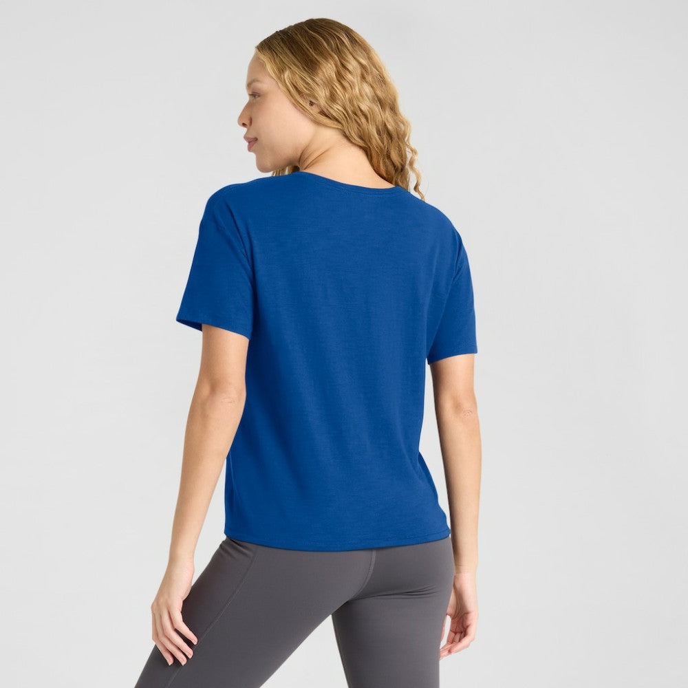 Texas Rangers Women's Fan Fave Stadium Slub Boxy T-Shirt Royal