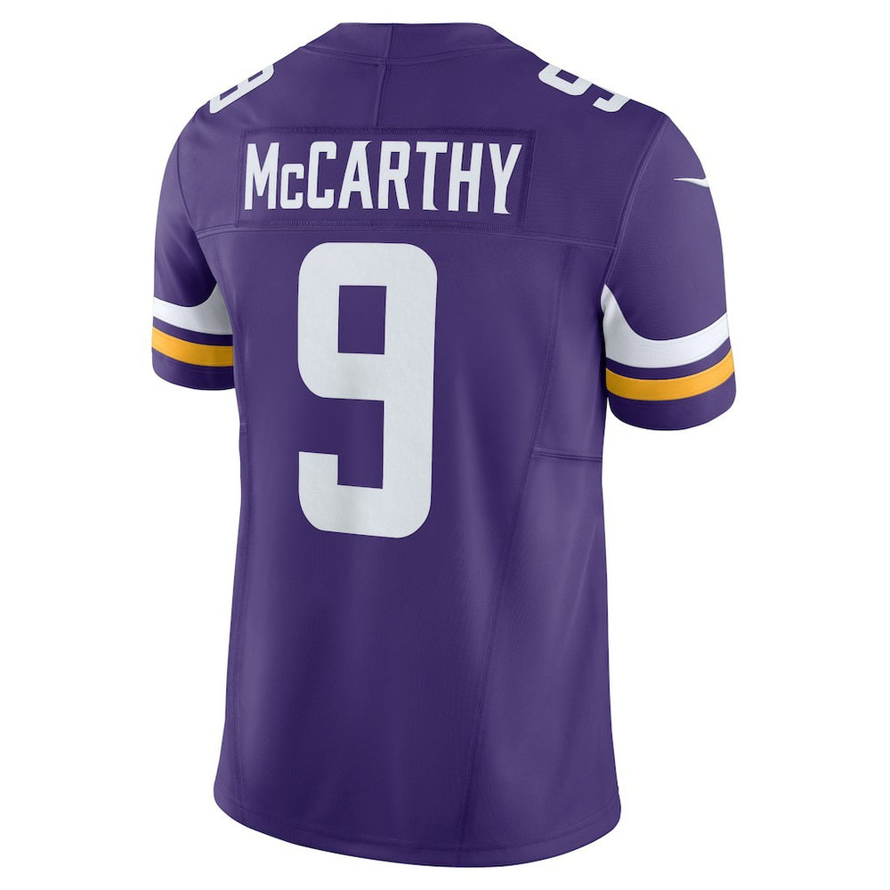 J.J. McCarthy Minnesota Vikings Vapor F.U.S.E. Limited Jersey - Purple for sale