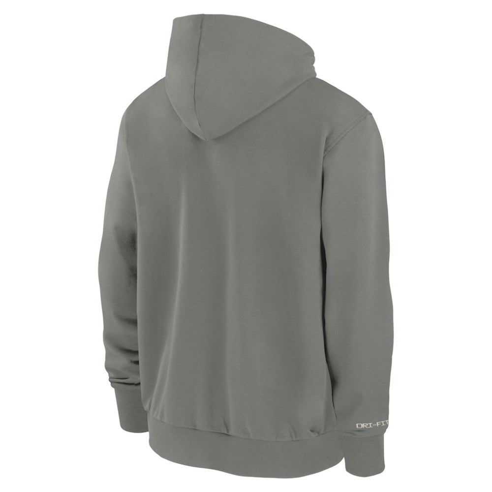 Minnesota Twins Authentic Collection Travel Performance Full-Zip Hoodie Charcoal