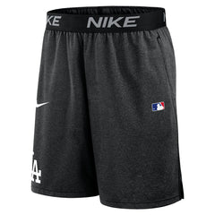 Los Angeles Dodgers Authentic Collection Performance Knit Shorts Black