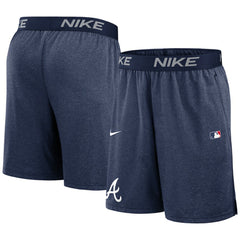Atlanta Braves Authentic Collection Performance Knit Shorts Navy