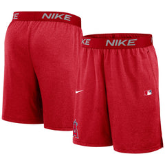Los Angeles Angels Authentic Collection Performance Knit Shorts Red