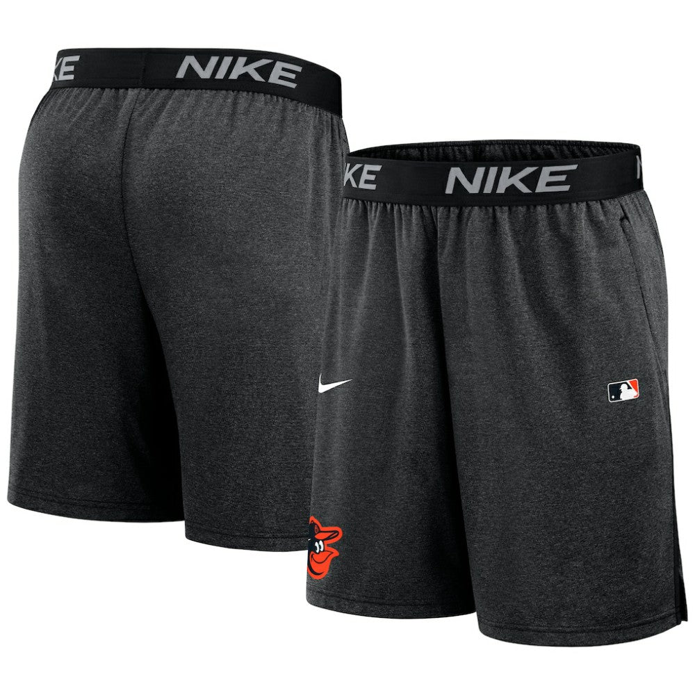 Baltimore Orioles Authentic Collection Performance Knit Shorts Black